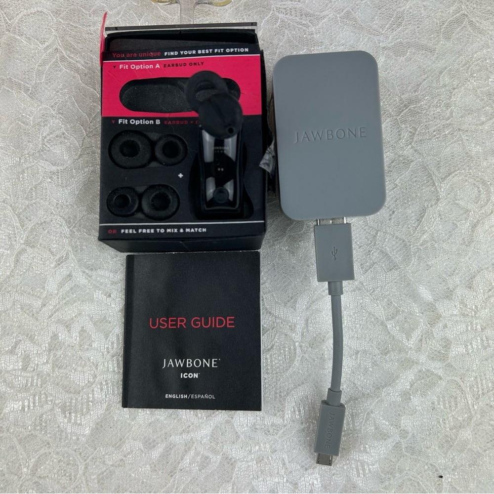 NEW Jawbone Icon The Hero Bluetooth Headset with Noise Assassin Complete Office